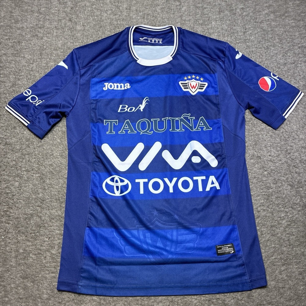 Joma Wilstermann Soccer Jersey Mens Medium Blue Sponsors Toyota Pepsi‎ Viva
